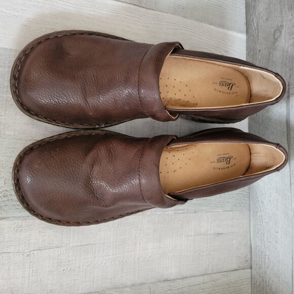 Dansko Brown Leather Slip-On Shoes Womens Size 39 Comfortable Workwear - Picture 6 of 7